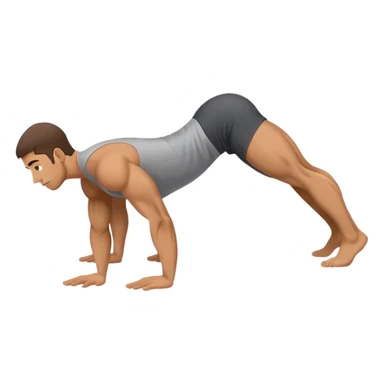side-view man weighted glute-bridges sticker