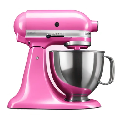 Realistic bubblegum pink kitchenaid mixer  sticker