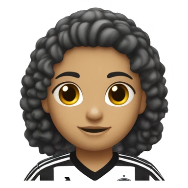 crie uma garota vestida com o uniforme do botafogo da paraíba sticker