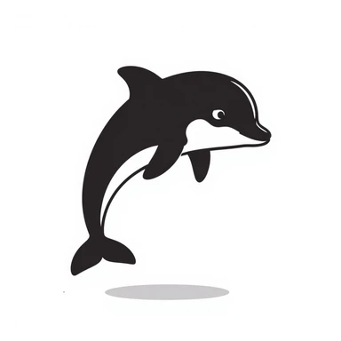 Dolphin sticker