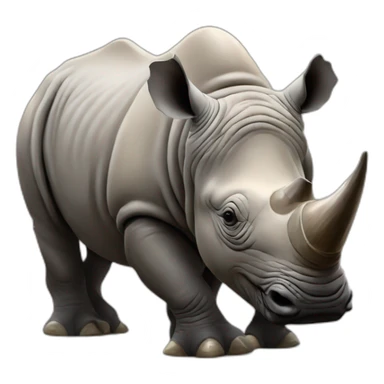 black rhino sticker