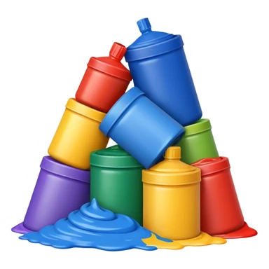 canvas paint sticker