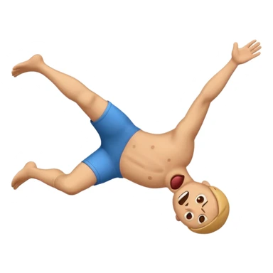 … imagine an emoji of a guy doing a backflip and falling on his neck sticker