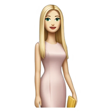 Needy ivanka trump tall figurine sticker