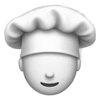 empty chef toque sticker