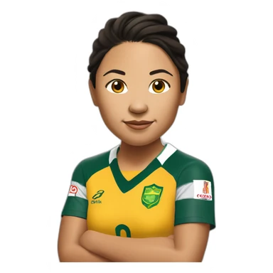 sam kerr playing for the matildas sticker