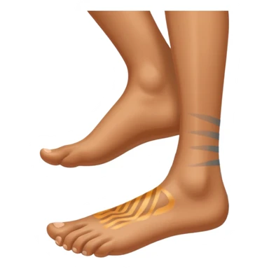 a shoe with a foot inside, stepping and showing a clear shoe print below. and leg with motion line







 sticker