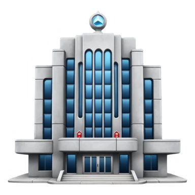 The dark building of the vodka  sticker