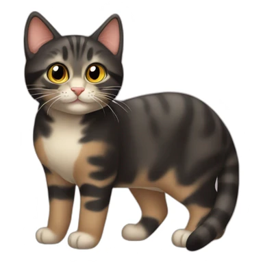 tabby-cat-and-black-cat sticker