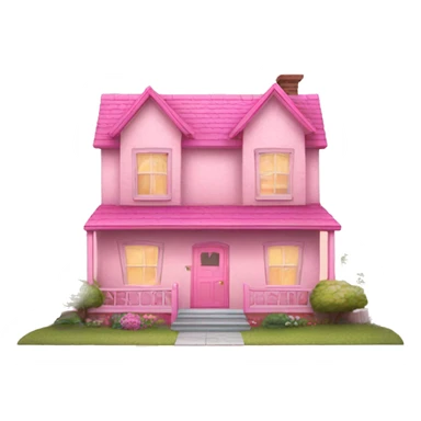 Cute pink home sticker