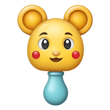 Baby rattle sticker