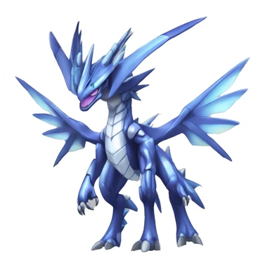  Cool Edgy Shiny Godly Ethereal Digimon-Genesect-Dialga-Reptile full body sticker