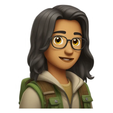 Hunter from the Disney Channel show The Owl House sticker