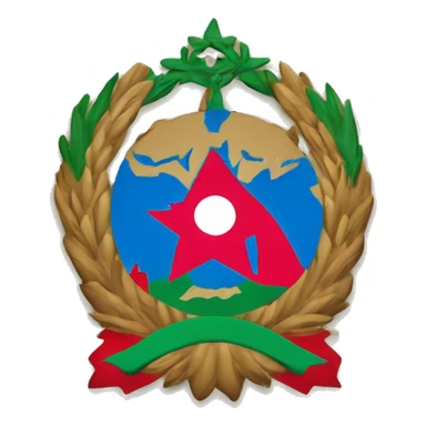 National Emblem Of Azerbaijan sticker