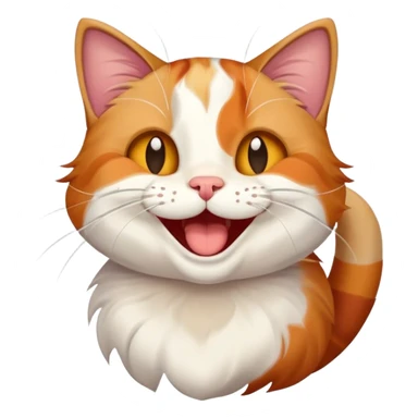 laughting cat sticker