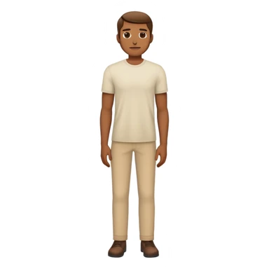 full body man standing sticker