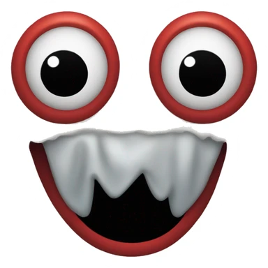 scary elmo sticker