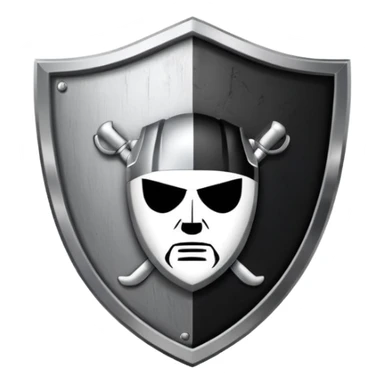 raiders team logo sticker
