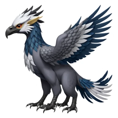 Nargacuga-Silvally-Gryphon-Griffin-Griffon-Hippogriff-fusion-hybrid-animal-creature  sticker