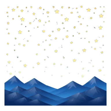 starry sky sticker