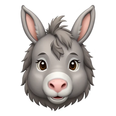Cute donkey sticker