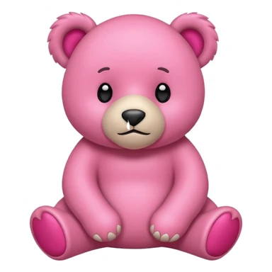 oso rosado sticker