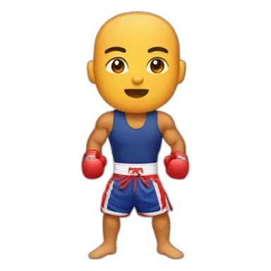 Muay Thai fighter sticker