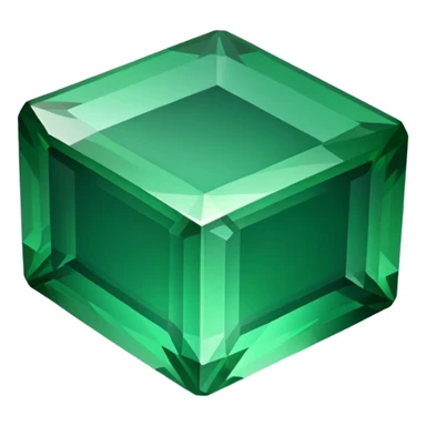 Une émeraude de minecraft sticker