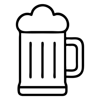 beer mug sticker