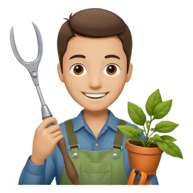 GARDENER WITH SESORS sticker