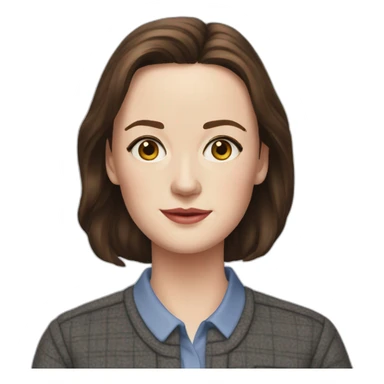 Hyper realistic Rory gilmore sticker