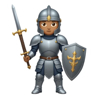 Armored night guard sticker