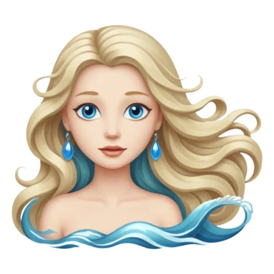 Beautiful siren sticker
