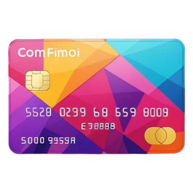 aesthetic credit card with pattern sticker