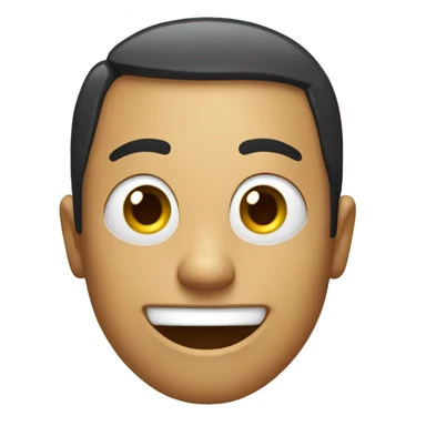 A smile face. With an X symbol on the eyes. It must be clear on the inside background.  sticker