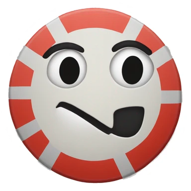 stop sign round sticker