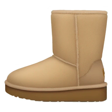 Beige ugg sticker
