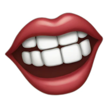 Belladona mouth sticker