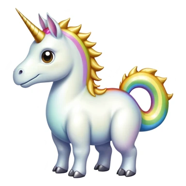 Crea un dinosaurio unicornio  sticker