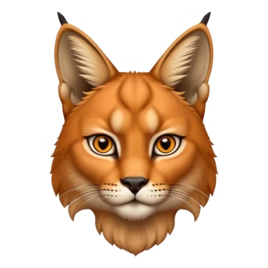 un Lynx Caracal Réaliste sticker