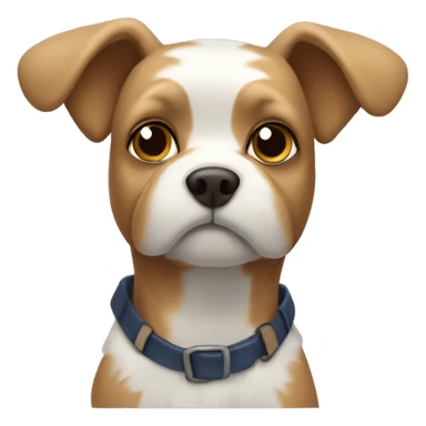 Yorkshire with low ears sticker