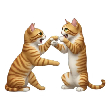 cat-fight-with sticker