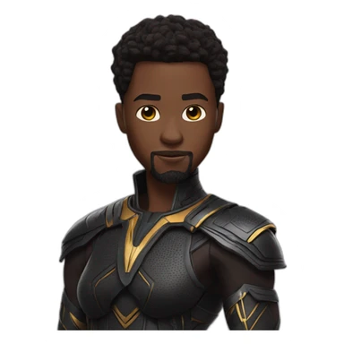 Wakanda forever pose sticker