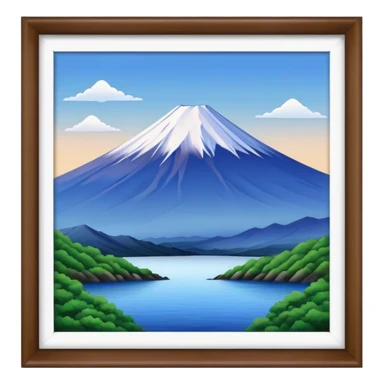 mount fuji sticker