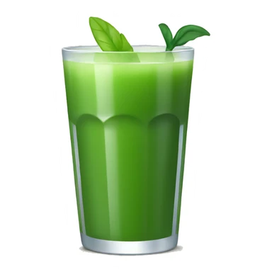 Green juice sticker