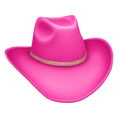 pink cowgirl hat sticker