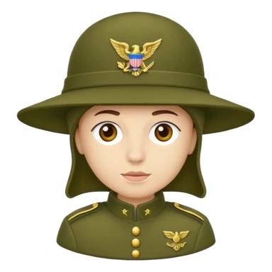 soldier hat sticker