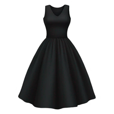 black dress sticker