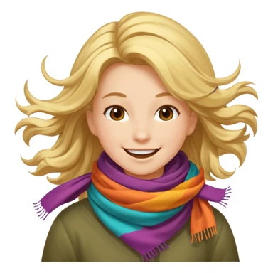 wind and happiness sticker