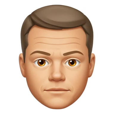matt damon sticker